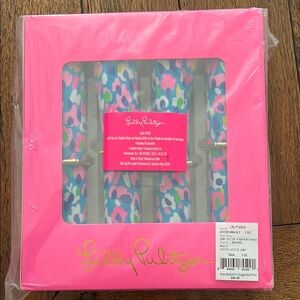 Lilly Pulitzer Pink Binder